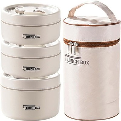 Insulated Thermal Lunch Box Stackable Food Container Portable for Adults Kids