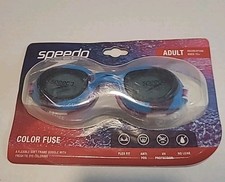 Speedo adult' Goggle blue black Ages 15 New With Tag