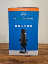 Logitech Blue Yeti USB Microphone  Blackout  BRAND NEW