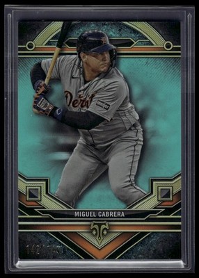 2024 Topps Triple Threads #98 Miguel Cabrera Aquamarine #/149