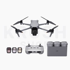 DJI Air 3S Fly More Combo Drone 3 Batteries RC-N3 Controller