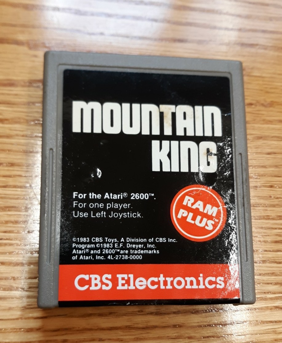 MOUNTAIN KING for Atari 2600 Untested But Looks Clean! 