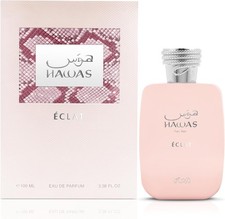 Rasasi Hawas Eclat for Women Eau de Parfum Spray, 3.4 Ounce