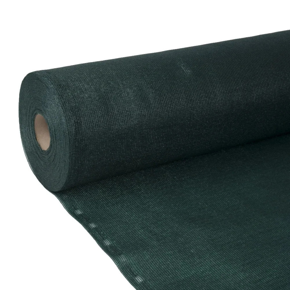 Malla ocultación HDPE 2x25m UV sombreo cortavientos con ojales