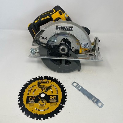 DEWALT XR 20V 7-1/4 in Circular Saw DCS590B Tool Only Yellow/Black
