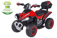 Quad Elettrico Per Bambini Batteria Al Litio 8.4V Rosso