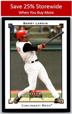 Barry Larkin 2002 Fleer Premium #11 Cincinnati Reds