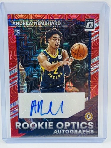 2022-23 Panini Donruss Optic Andrew Nembhard Rookie Optic Auto Choice #ROA-ANH
