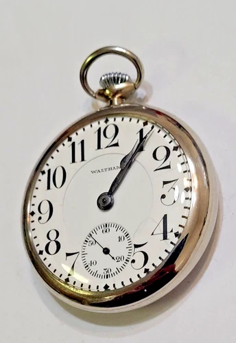 Vintage 1925 Waltham Traveler Model 1908 Size 16S 7J Pocket Watch