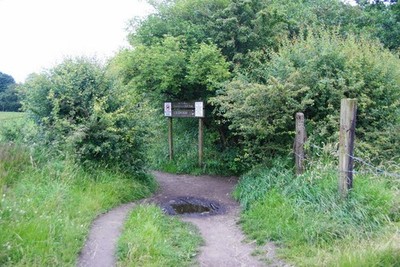 Photo A3 The back entrance of Chadderton Hall Park The park is much less c2011