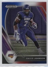 2021 Panini Prizm Draft Picks Red White & Blue Prizm David Johnson #96 10ou