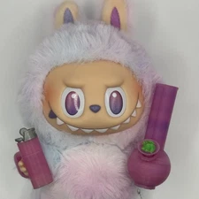 Labubu Stoner Accessory Set - Hypercolor Purple/Pink - 3d Printed Accessories
