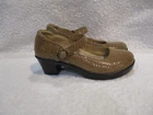 Women's, Alegria, Brown Leather, Mary Jane style, Shoes, Size, 38 or 7.5 to 8