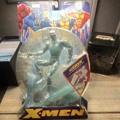 Marvel X-Men Iceman Action Figure with Ice Sled Multicolor Plastic Boxed