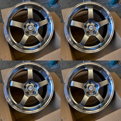 NEW SET 17 INCH Advan RS-D STYLE WHEELS RIMS 17X7.5 +35 (5X112) CB:66.6