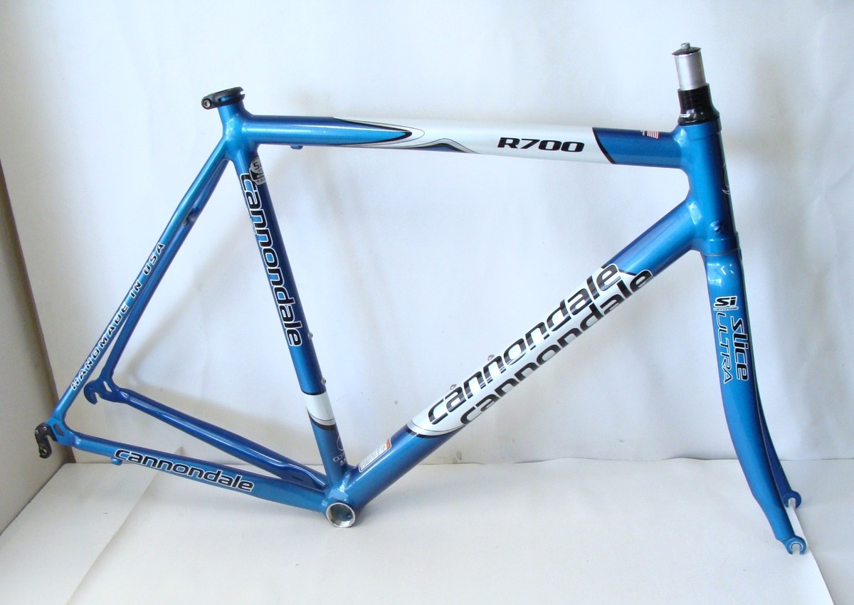 Vintage Cannondale R700 CAAD 7 54cm Frameset w/ Slice Carbon