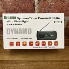 Dynamo Solar Powered Radio With Flashlight new in box