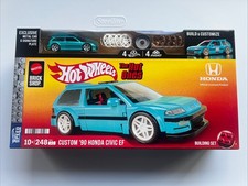 MATTEL BRICK SHOP HOT WHEELS THE HOT ONES CUSTOM  90 HONDA CIVIC EF