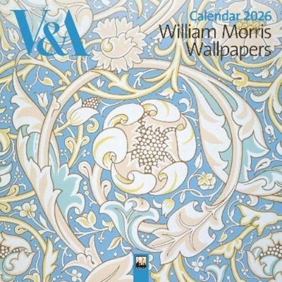 V&A: William Morris Wallpapers Wall Calendar 2026 (Art Calendar) (US IMPORT)