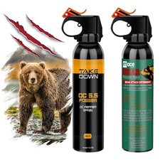 2 Pack Feloiy Bear Repellant Spray - 11 oz Deterrent