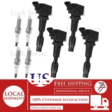 4pcs Ignition Coil and Spark Plug For 2016-2020 Kia Sorento 2.0L 2.4L L4