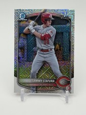 2025 Bowman Mega Box Sammy Stafura #BCP-100 1st Chrome Mojo Refractor