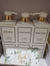 Shower Shampoo Dispenser Set Wall Mounted Eco-Friendly Bathroom Storage Solution