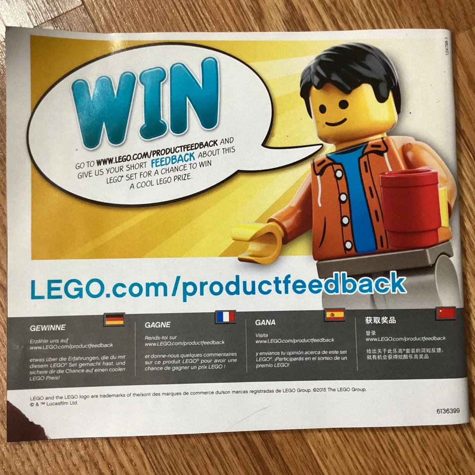 LEGO Star Wars 75101 First Order SpecialForces TIE Fighter COMPLETE Minifigures - Image 3 of 4