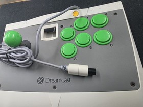 SEGA Arcade Stick Wired Controller for Sega Dreamcast HKT-7300 Gray Green