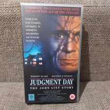 Judgment Day: The John List Story (VHS) 1993 Robert Blake Crime Movie