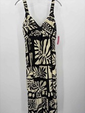 Pre-Owned THML Ivory Size Medium Maxi Sleeveless Dress