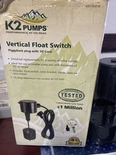 K2 Sump Pump Accessory Vertical Float Switch
