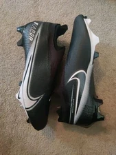 Nike Vapor Edge 360 Elite Black White Football Cleats Men's Size 13 CV6282-009
