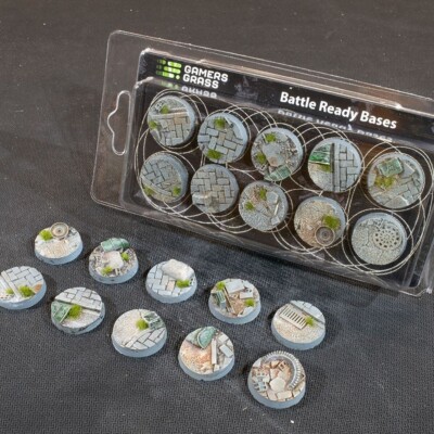 Urban Warfare Battle Ready Bases - 25mm Round - Brandneu - Gamers Grass