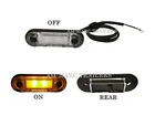 Amber Hella Style Led Flush fit Kelsa Bar Marker Lamp Light 12-24V LAML001