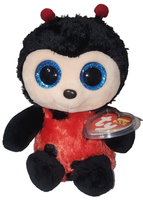 Ty Beanie Boos - IZZY the Ladybug (6 Inch) NEW MWMTs Plush Stuffed