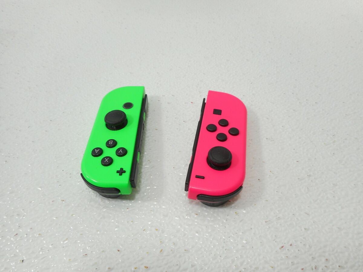 Joy-Con (L/R) - Neon Pink/Neon Green Wireless Controller for Nintendo Switch