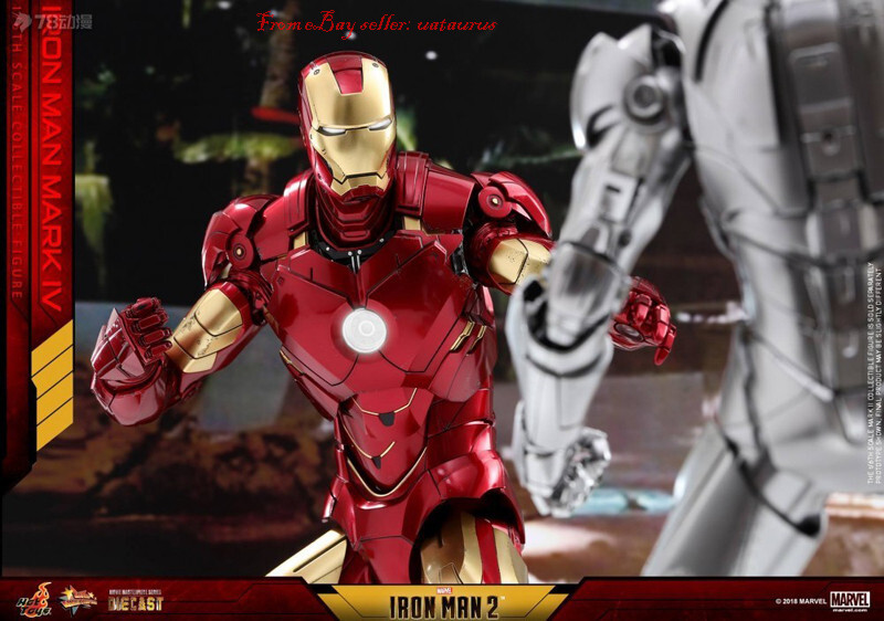Hot Toys Iron Man 2 Mark IV 1/6フィギュア Perfect Hot Toys 1/6 Mms461 Iron Man 2 Mark Iv In Stock New
