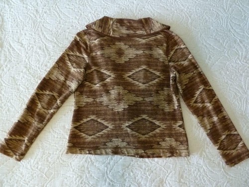 Giacca avvolgente Ralph Lauren cotone sud-ovest Navajo collare concho bottoni ~M/L - Foto 12 di 12
