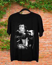 Adam Ant On Stage Signature Men Black T-Shirt All Size S to 5XL Gift