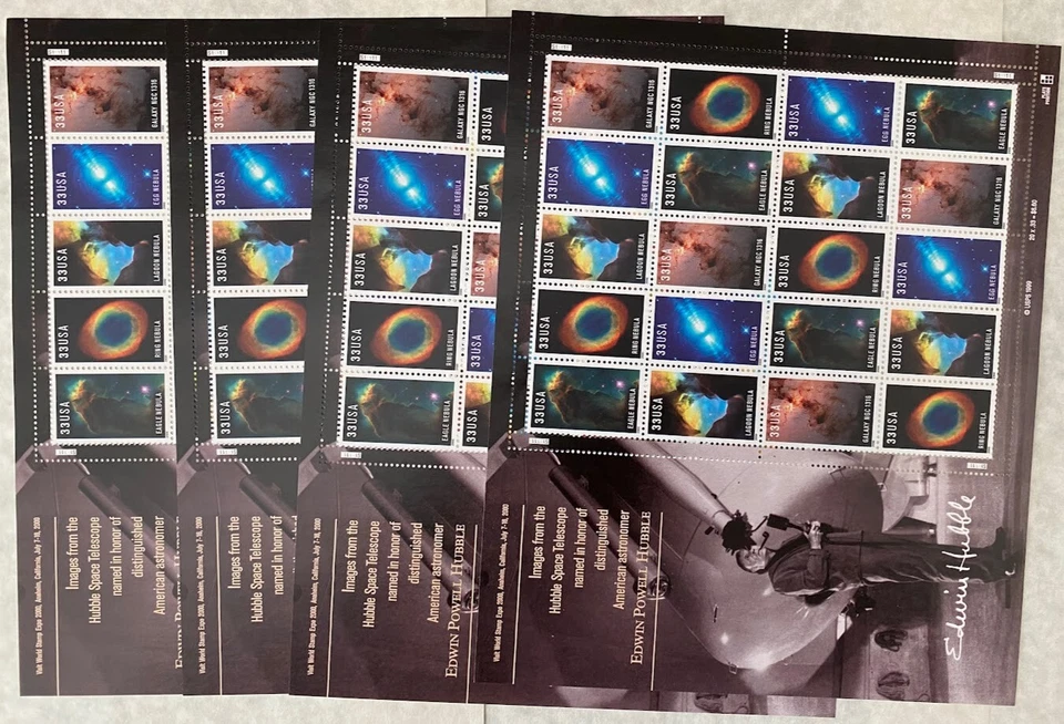 US Stamps 35 Sheets Space 1997/1999/2000/2003/2007/2021/2022 477 Stamps + 1 S/S - Image 2 of 4