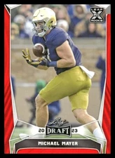 2023 Leaf Draft Red Michael Mayer Rc #62