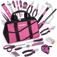 ValueMax Pink Tool Kit, 219-Pieces Home Repairing Tool set