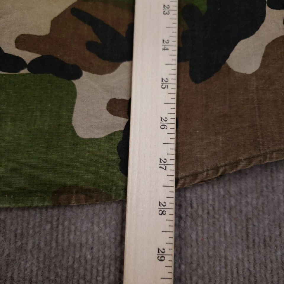 Camisa Camuflada Vintage Ranger Woodland Para Hombres Mediana Verde Marrón Hipster Caza Retro Foto 4 de 4