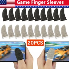 20pcs Screen PUBG Gaming Finger Sleeve Game Controller Mobile Sweatproof Gloves