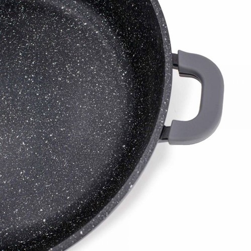 XXL Kochtopf mit Deckel ø44 cm mit Marmorbeschichtung ca. 23 L - Schwarz - Bild 3 von 8