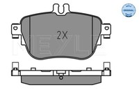 Meyle 025 224 3716 Brake Pad Set, Disc Brake For MERCEDES-BENZ