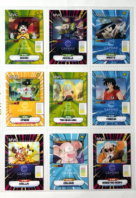 2024 DRAGON BALL Z Cards 3D FULL SET 36/36 PERU Edition Lenticular