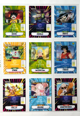 2024 DRAGON BALL Z Cards 3D FULL SET 36/36 PERU Edition Lenticular