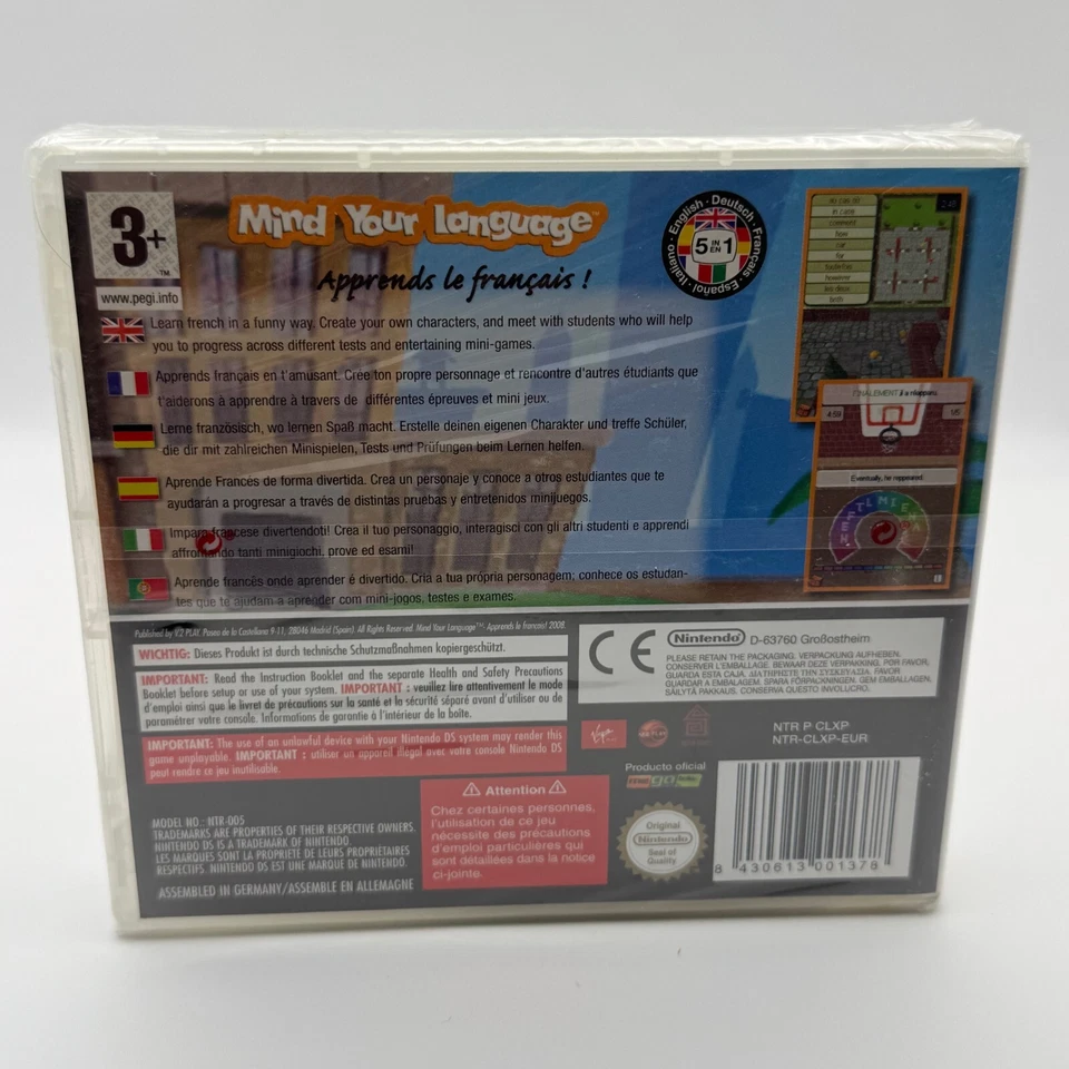 Mind Your Language French Francais Nintendo DS PAL - NEW SEALED - Image 2 of 3
